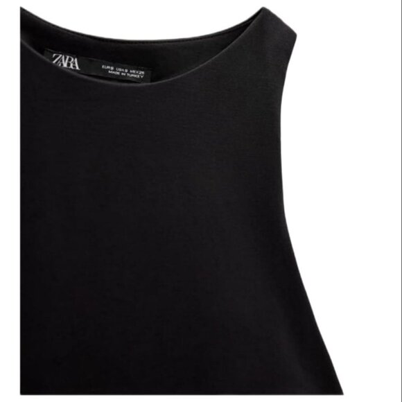 ZARA HALTER NECK BODYSUIT BLACK | 5039/372 SIZE S - Picture 4 of 4